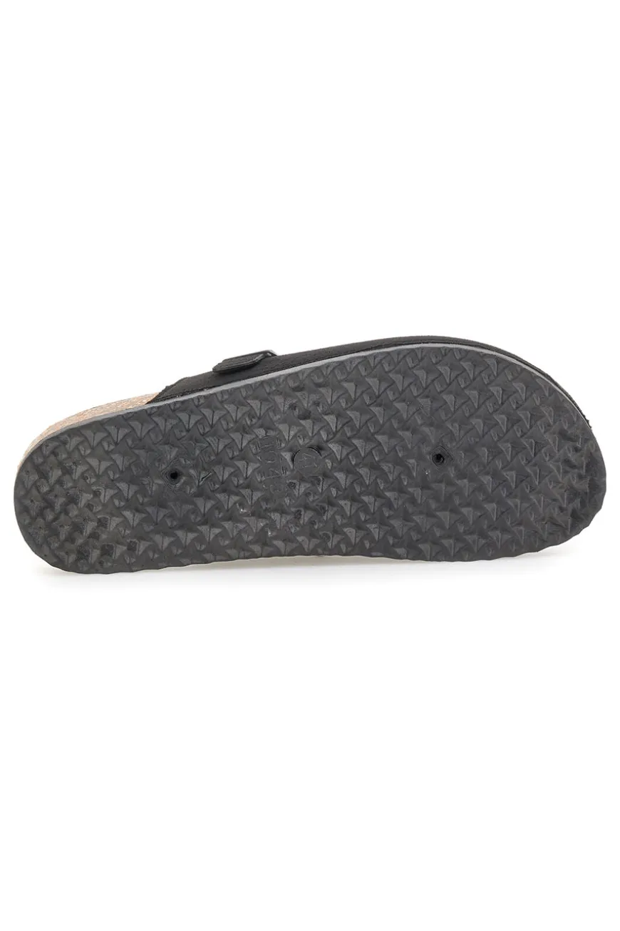 Altemberg 1310 Schwarze Schnallen-Clogs