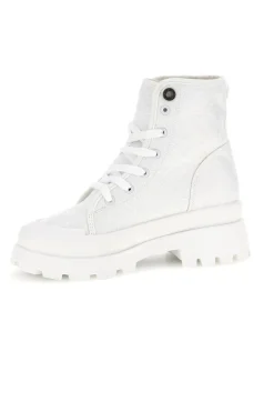 Anfibi bianchi platform tomaia ricamata S2617FY7691-FREDDY Online