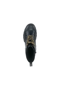 Anfibi neri caldi con zip e suola carrarmato D35ANC355000-BAGATT Discount