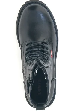 Anfibi neri con suola alta e zip laterale VBIL0020S-LEVI'S Best