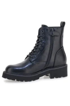 Anfibi neri con suola alta e zip laterale VBIL0020S-LEVI'S Best