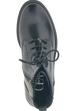 Anfibi neri con suola carrarmato e zip laterale 1521-PITTARELLO CLASS Outlet