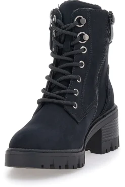 Anfibi neri con tacco medio 7-ALTEMBERG Clearance