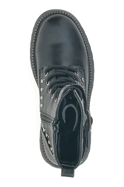 Anfibi Neri Flatform con Borchie e Cinturino Me&Me RQ24W16B-ME u0026 ME Outlet