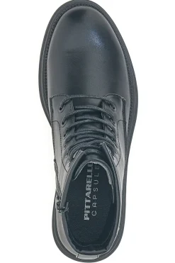 Anfibi neri minimal con fondo carrarmato BT23059037-PITTARELLO CAPSULE Clearance
