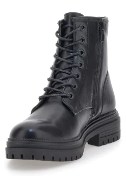 Anfibi neri minimal con fondo carrarmato BT23059037-PITTARELLO CAPSULE Clearance