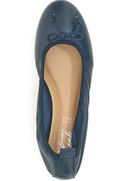 Ballerina blu in vera pelle 818005-PITTARELLO LOOK Discount