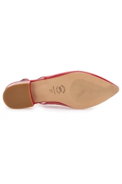 Ballerina rossa lucida Made in Italy 3101-PITTARELLO GLAM Hot