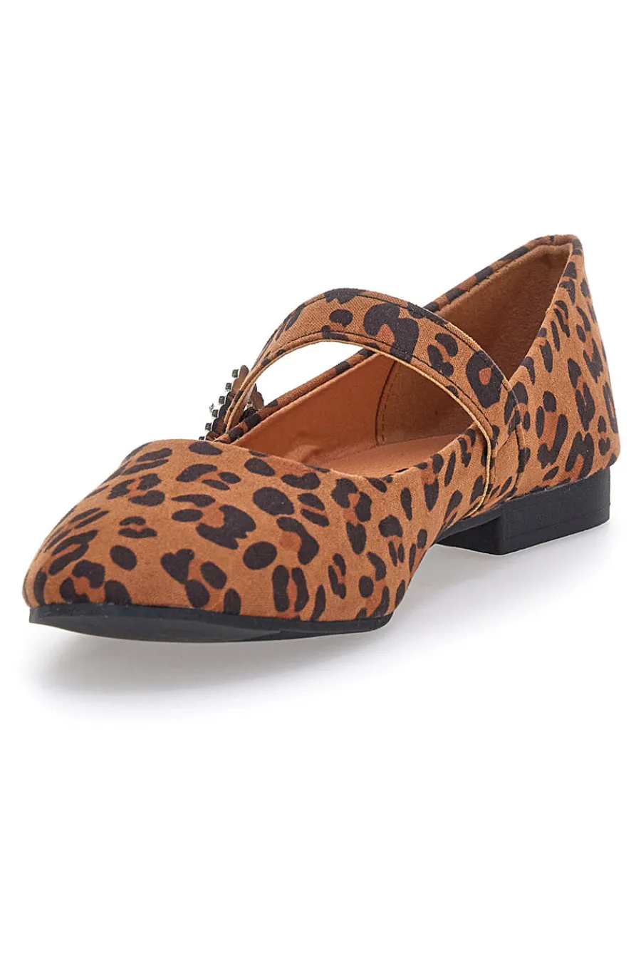 Ballerine animalier con cinturino gioiello IDEA2285-THE FIRST Discount