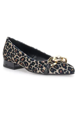 Ballerine a Punta 3502 Nero Leopardato-PITTARELLO GLAM Discount