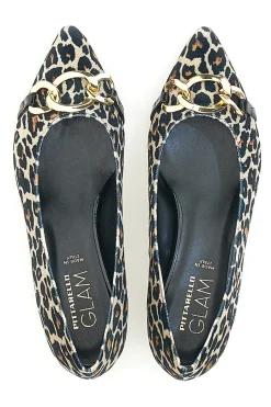 Ballerine a Punta 3502 Nero Leopardato-PITTARELLO GLAM Discount