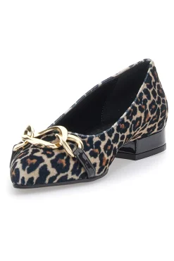 Ballerine a Punta 3502 Nero Leopardato-PITTARELLO GLAM Discount