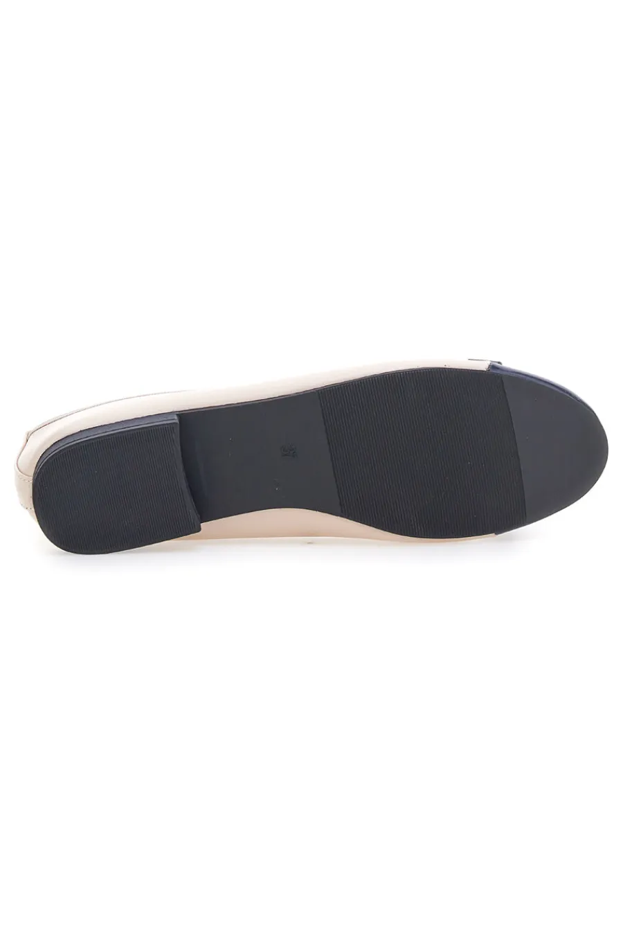 Ballerine beige e blu con fiocco IDE6292-THE FIRST