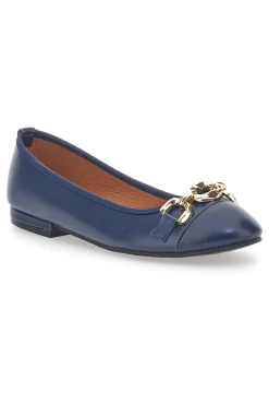 Ballerine Blu Con Catenina Dorata 170-THE FIRST Clearance
