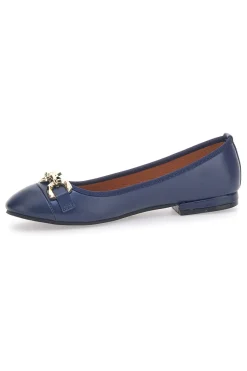 Ballerine Blu Con Catenina Dorata 170-THE FIRST Clearance