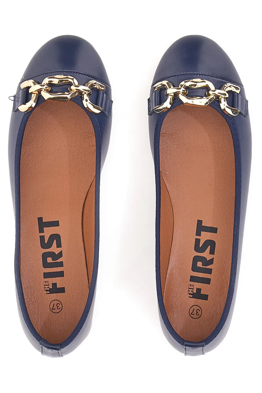 Ballerine Blu Con Catenina Dorata 170-THE FIRST Clearance
