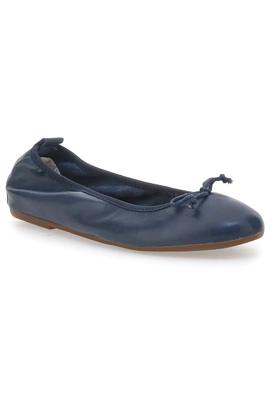 Ballerine Blu In Vera Pelle 818005-PITTARELLO LOOK Discount