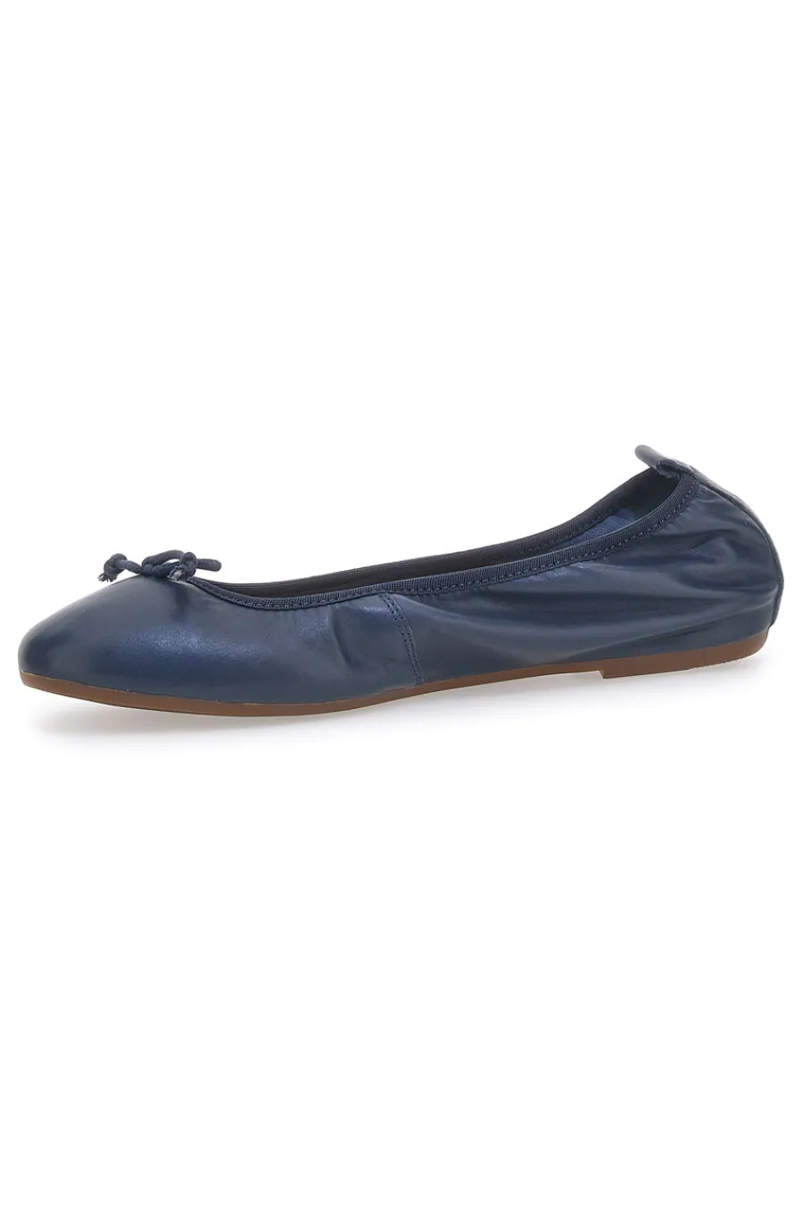 Ballerine Blu In Vera Pelle 818005-PITTARELLO LOOK Discount