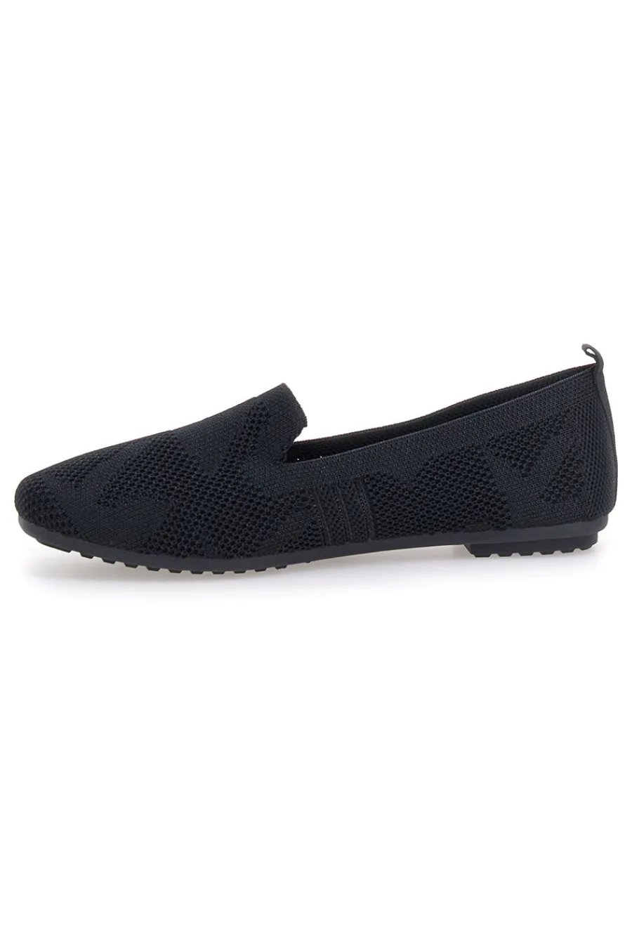 Ballerine Mocassini neri in tessuto con soletta morbida PRESZ32-THE FIRST Online