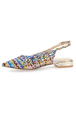 Ballerine color Con Trama Intrecciata P589-FIRST LADY Hot