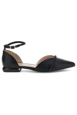 Ballerine nere a punta con cinturino Burani 51098C840-MARIELLA BURANI Clearance
