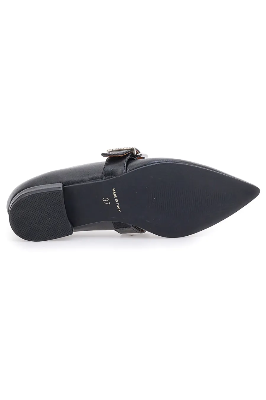 Ballerine nere a punta con cinturino 3098-PITTARELLO LOVE Discount