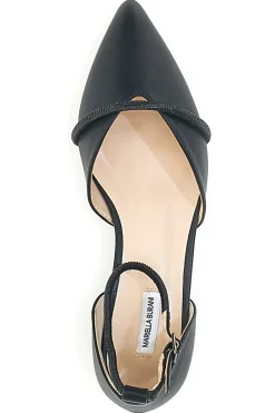 Ballerine Nere a Punta con Strass Neri 51098-MARIELLA BURANI