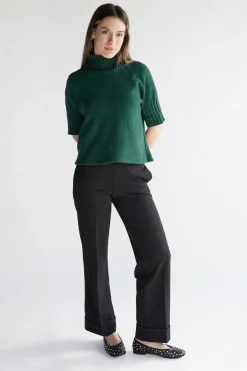 Ballerine nere con borchie P676-FIRST LADY Sale