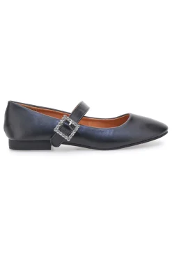 Ballerine nere con cinturino gioiello IDEA2285-THE FIRST Best
