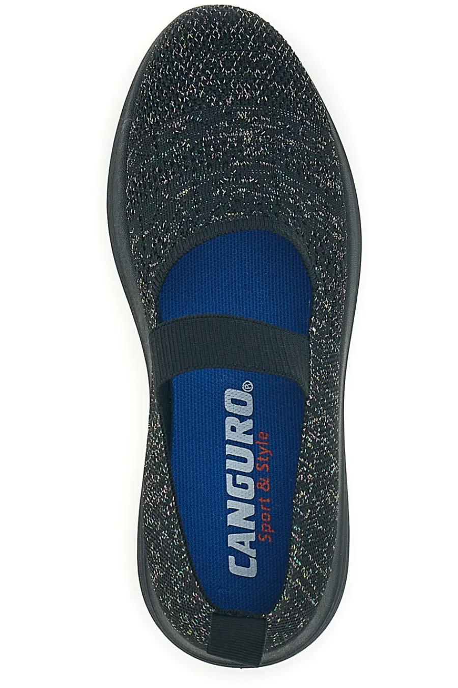 Ballerine nere con fascia elastica CA1214-CANGURO New