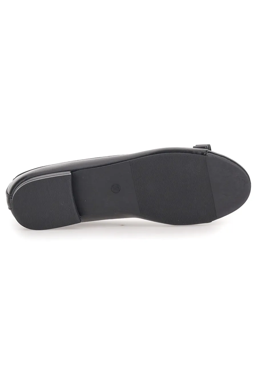 Ballerine Nere con Punta Effetto Vernice e Fiocco Decorativo IDE6292-THE FIRST Sale
