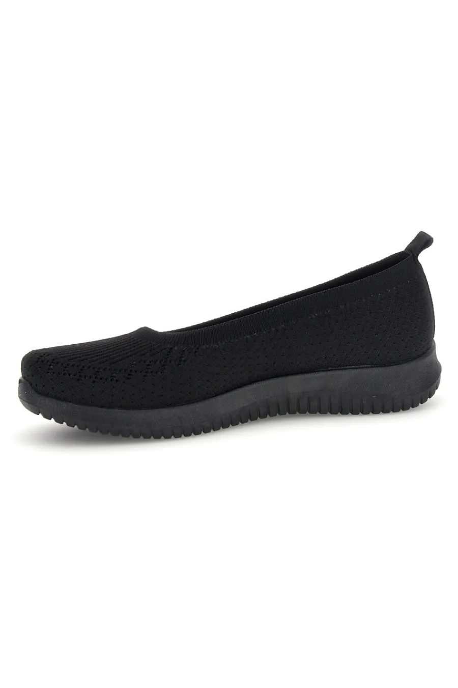 Ballerine nere con tomaia traforata CA1215-CANGURO Outlet