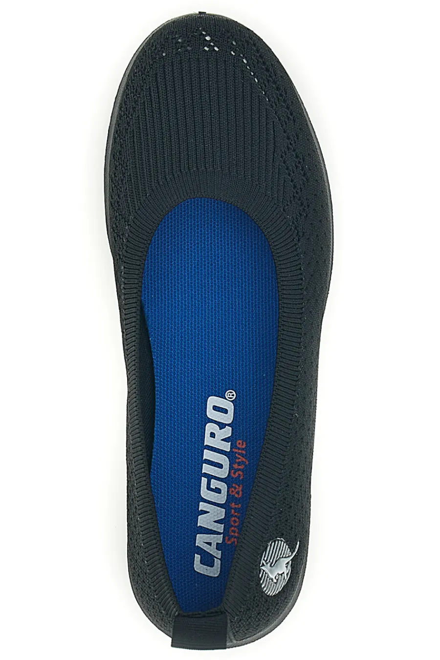 Ballerine nere con tomaia traforata CA1215-CANGURO Outlet