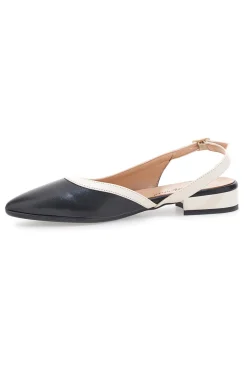Ballerine Nere e Beige Con Cinturino Slingback 6011-PITTARELLO COUTURE Best