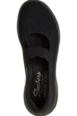Ballerine nere in maglia BEDFORD CHEERFUL GLOW-SKECHERS