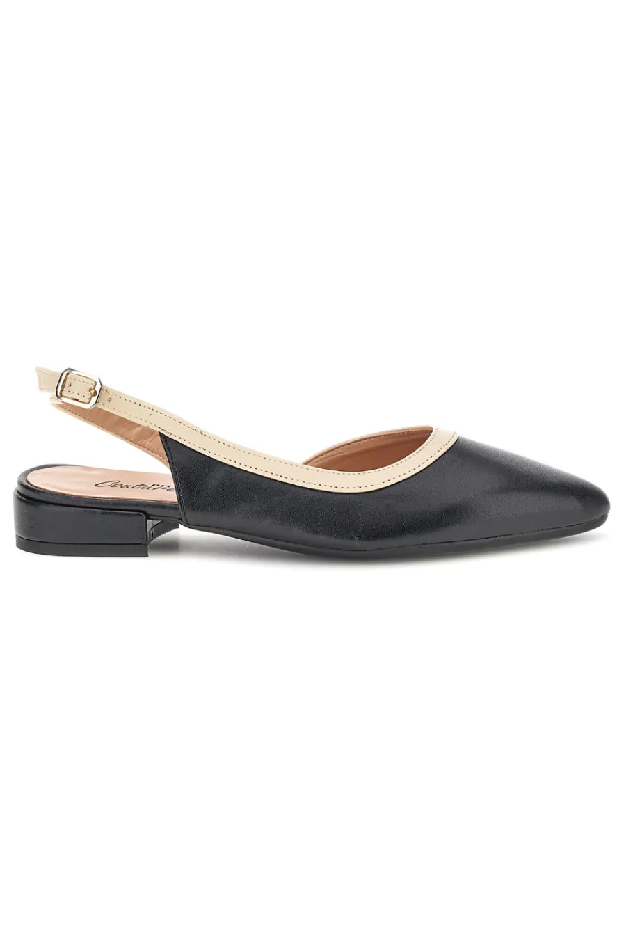 Ballerine Nere Made in Italy con cinturino 6011-PITTARELLO COUTURE Hot