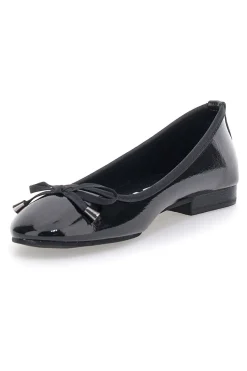 Ballerine nere vernice con fiocco decorativo IDE173-THE FIRST Sale