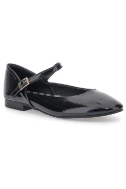 Ballerine nere verniciate con cinturino IDEA01-THE FIRST Discount