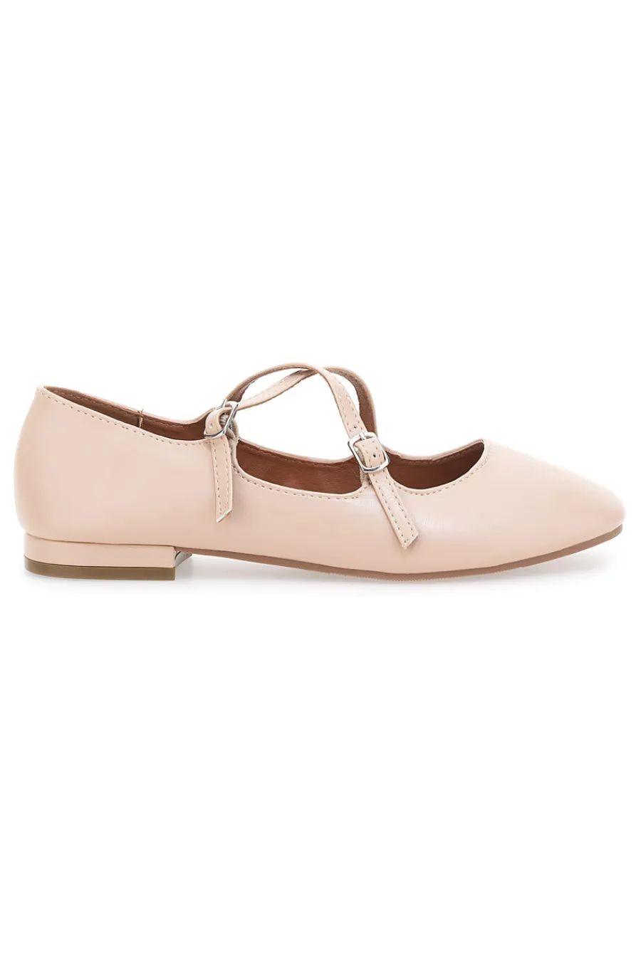 Ballerine rosa con cinturini IDEA02-THE FIRST New