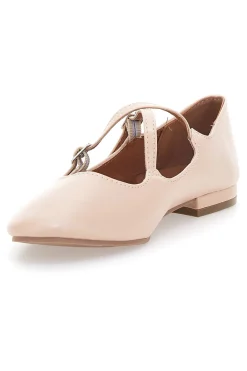 Ballerine rosa con cinturini IDEA02-THE FIRST New