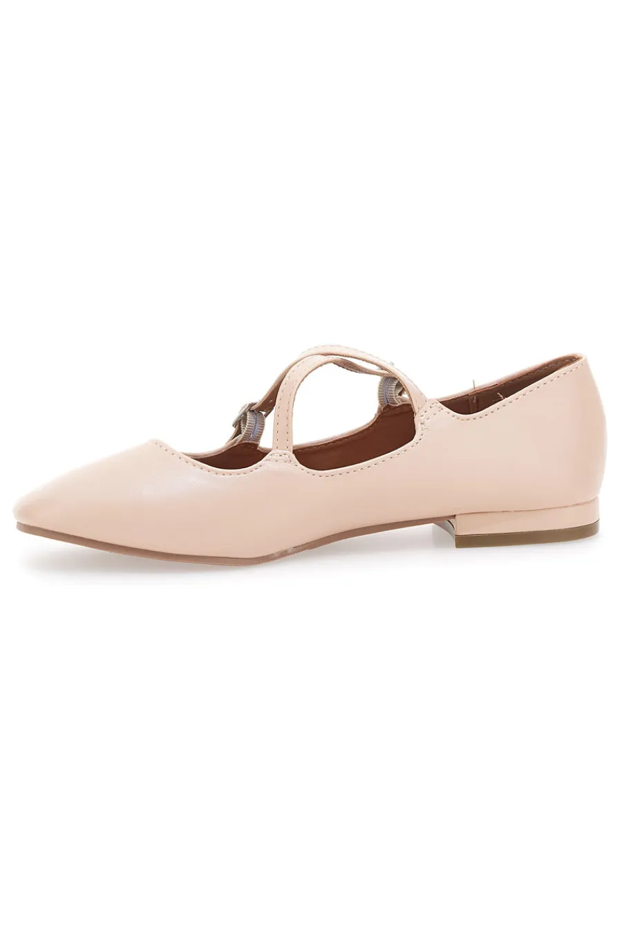 Ballerine rosa con cinturini IDEA02-THE FIRST New