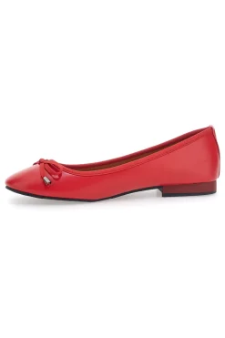 Ballerine rosse con fiocco decorativo IDE173-THE FIRST Best