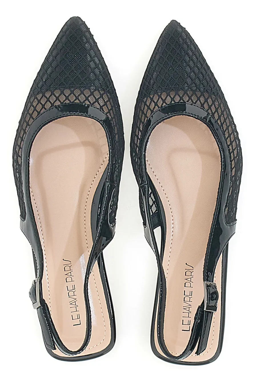 Ballerine slingback nere XQJ52012-LE HAVRE PARIS New