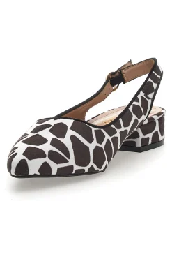 Ballerine Slingback Zebrate a Punta P553-FIRST LADY Best