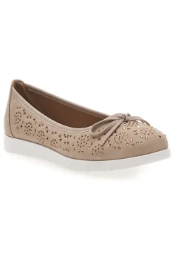 Ballerinas mit Glitter und dekorativer Schleife MINA362-MIO TEMPO Clearance