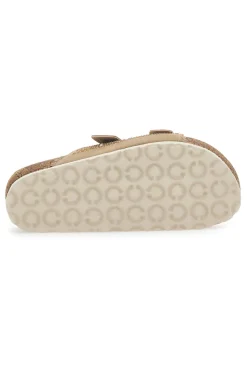 Beige Hausschuhe mit blauen Strasssteinen 37 Nm-INBLU Discount