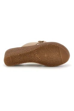 Beige Hausschuhe mit Keil und anatomischem Fußbett 16 GO-INBLU Hot
