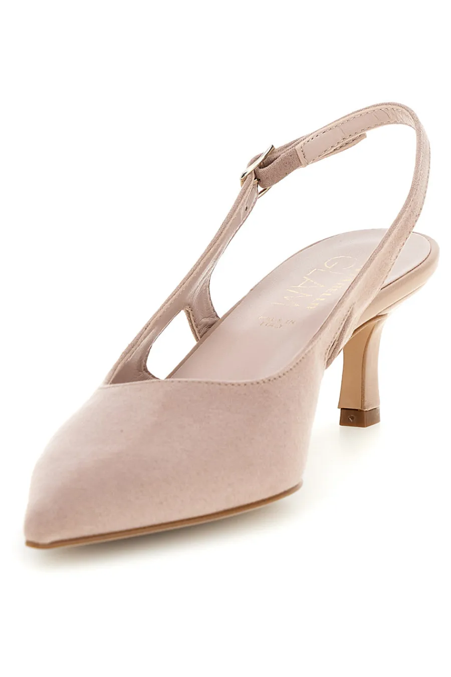 Beige Pumps mit Riemen 3992-PITTARELLO GLAM Hot