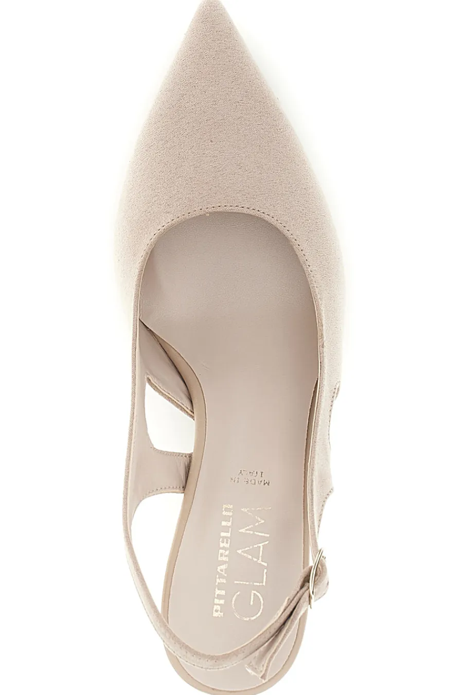 Beige Pumps mit Riemen 3992-PITTARELLO GLAM Hot