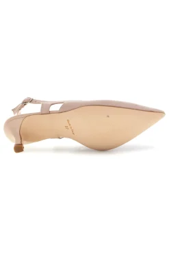 Beige Pumps mit Riemen 3992-PITTARELLO GLAM Hot